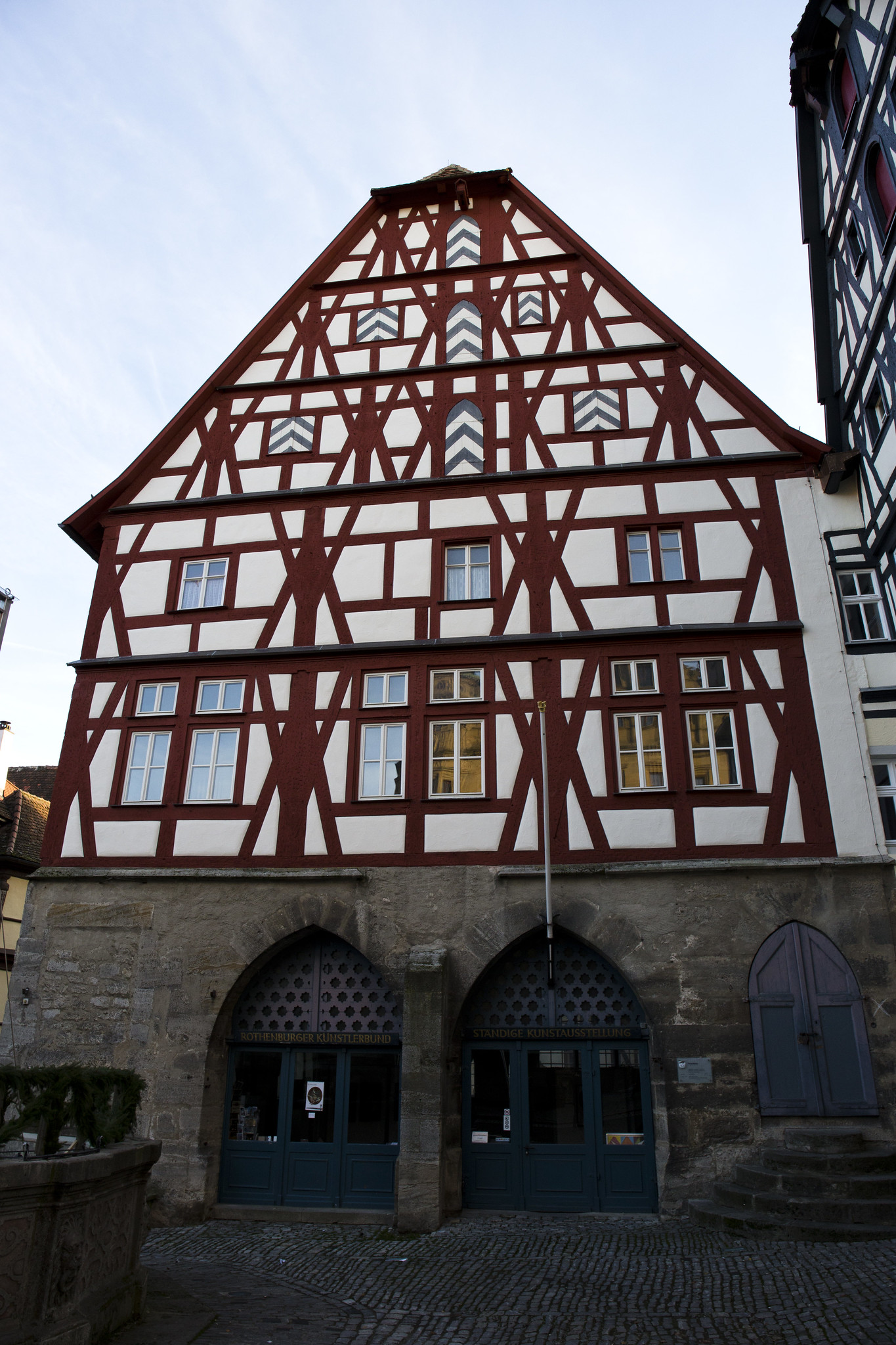 Building in Rothenburg ob der Tauber, Germany